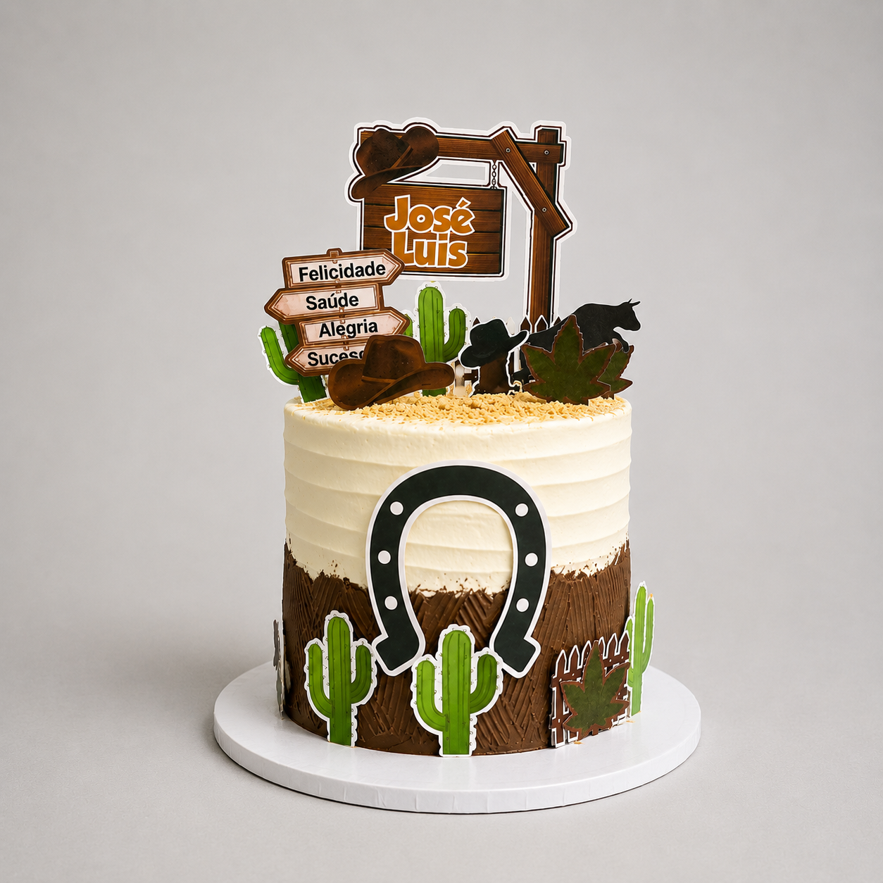 Torta Temática Vaquera / Country Personalizada
