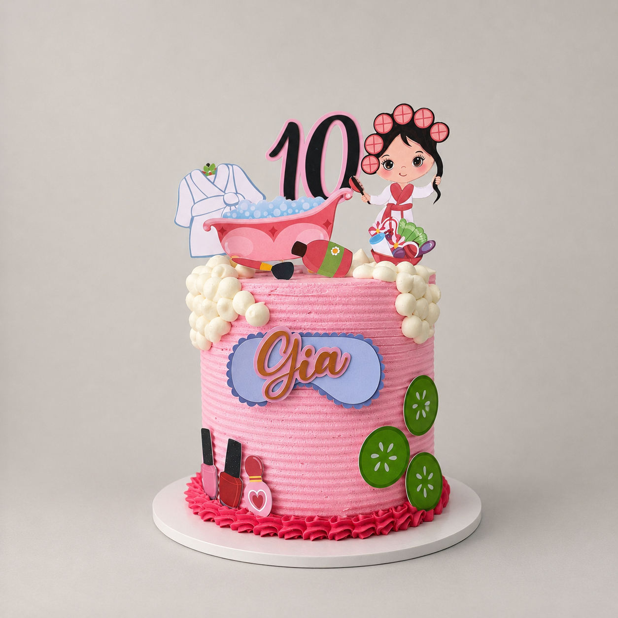 Torta Temática Spa y Belleza Personalizada