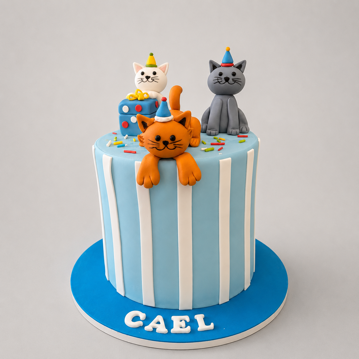 Torta Temática Gatitos Personalizada