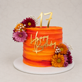 Torta Floral Naranja