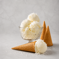 Gelato de coco